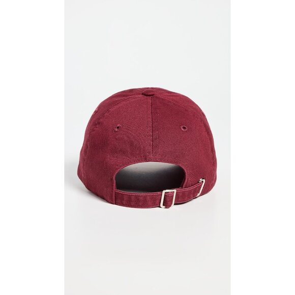 Women's Cotton Baseball Cap Adjustable Strap Classic Logo Sun Hat - Picture 3 of 4